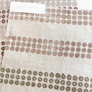 Sarika Natural - Mocha, Olive Textile