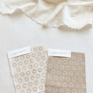 Hawa Ivory Textured - Tan Textile