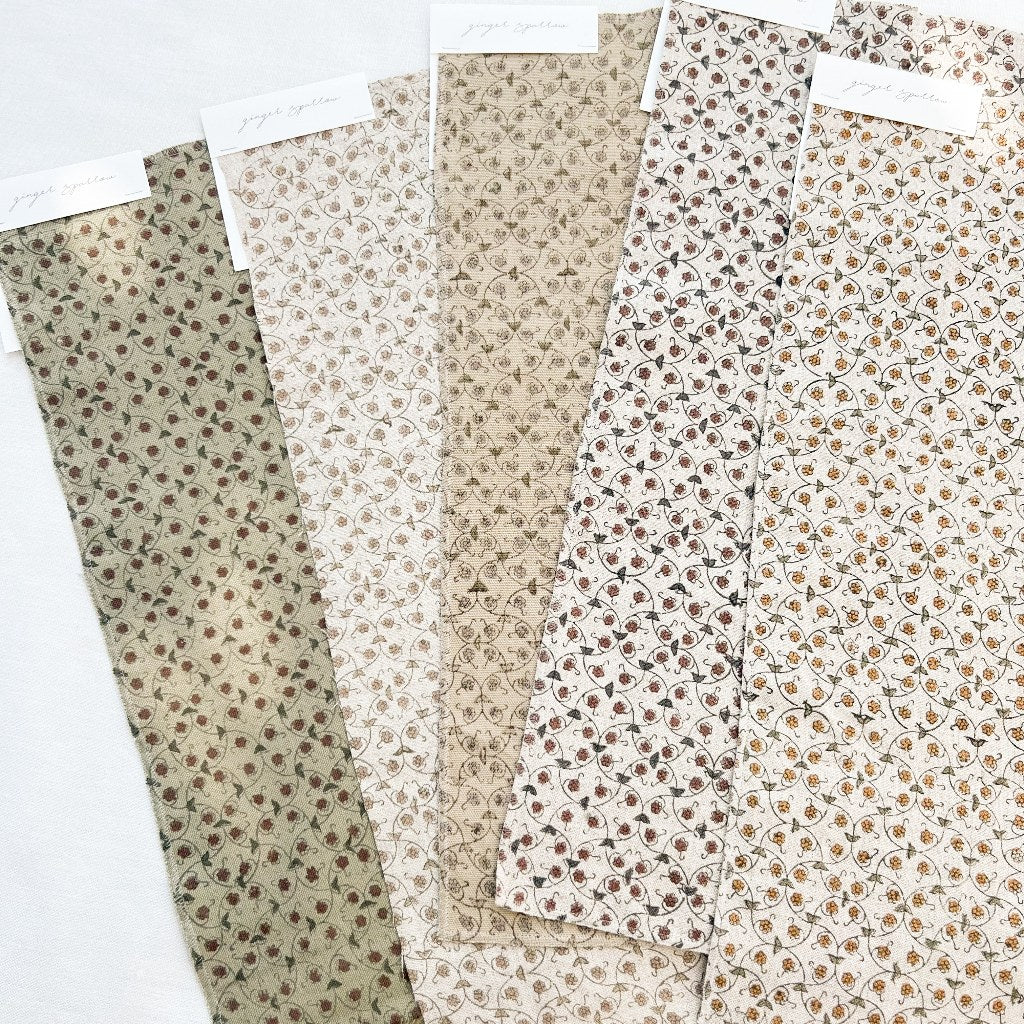 Anika - Natural - Mocha Textile