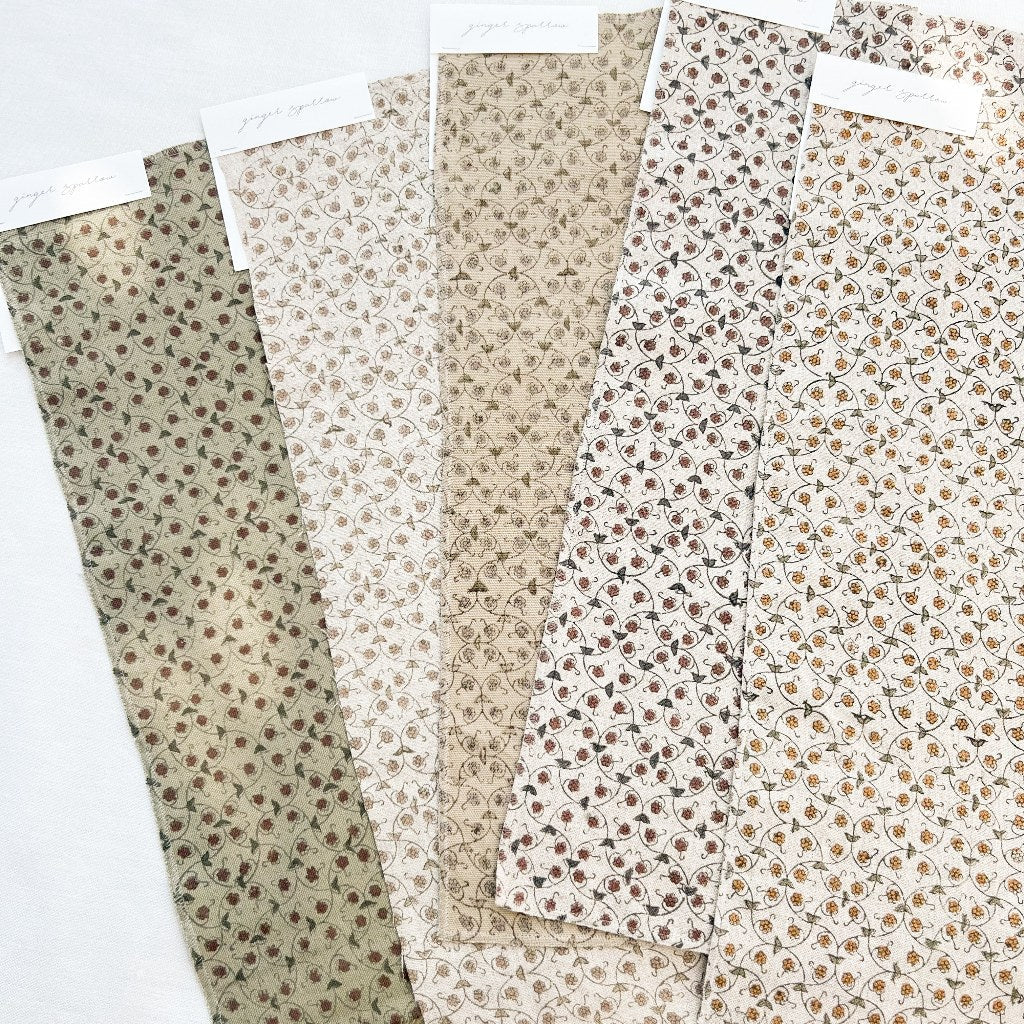 Anika - Natural - Mocha Textile Swatch