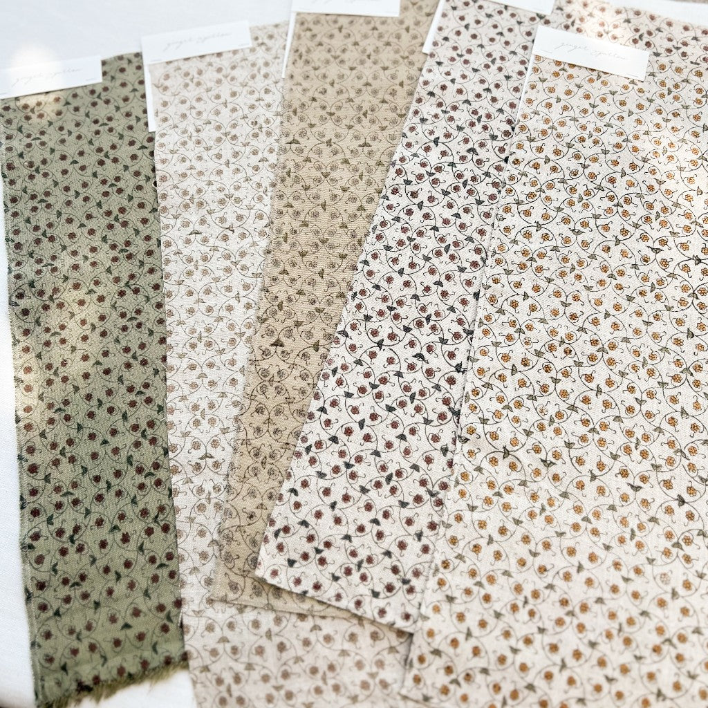 Anika - Natural - Cocoa Textile Swatch