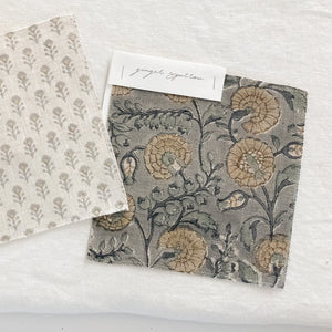 Sita Natural - Blue Grey Textile