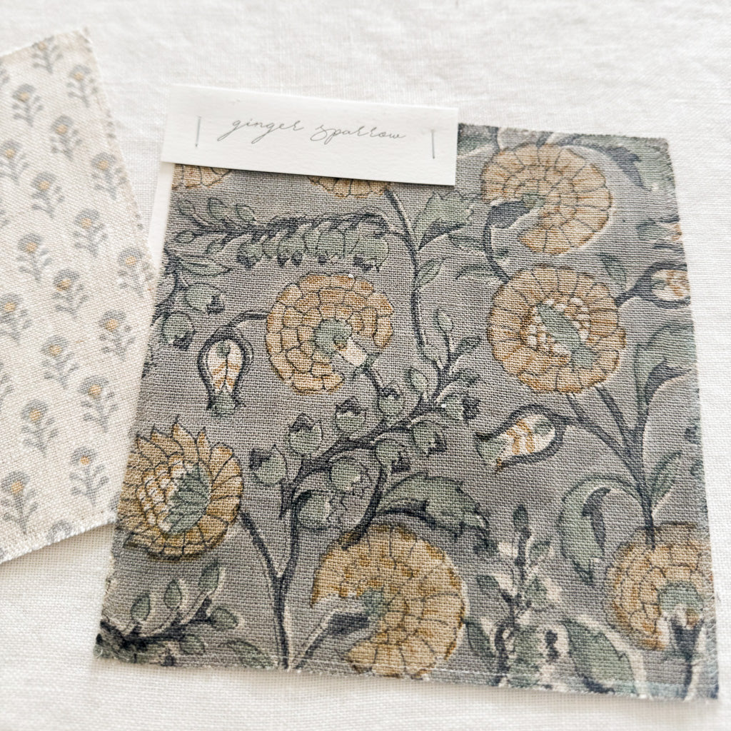 Sita Natural - Blue Grey Textile