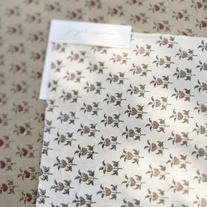 Suvarna Ivory - Mocha, Olive Textile