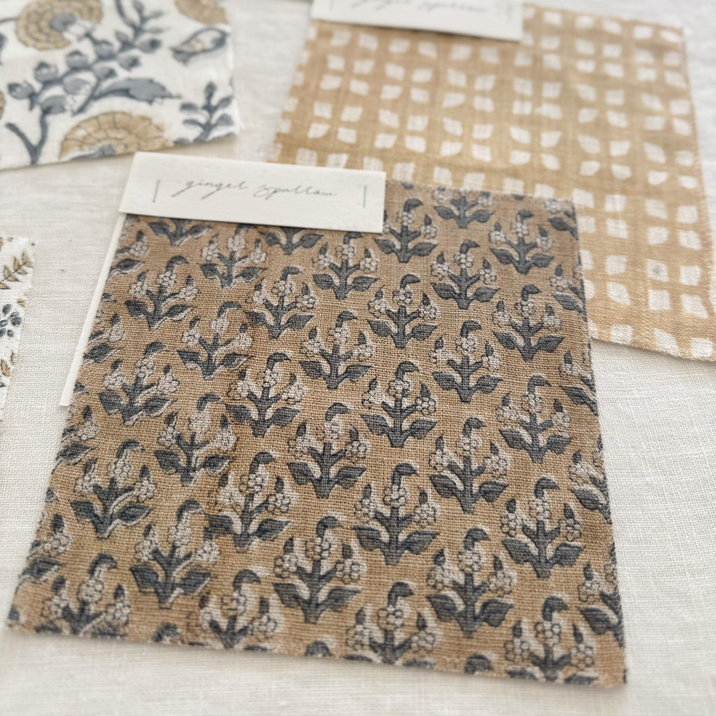 Sara Natural - Tan Textile