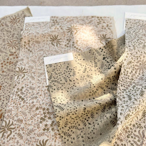 Kishori - Sand - Ochre, Cocoa Textile