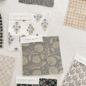 Sita Natural Textured - Blue Grey Textile