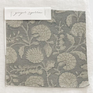 Sita Natural Textured - Blue Grey Textile