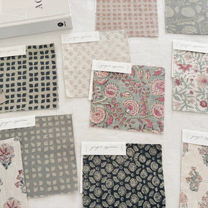 Sita Oatmeal - Lake, Blush Textile