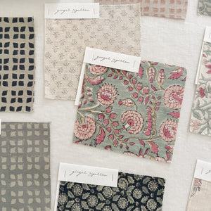 Sita Oatmeal - Lake, Blush Textile