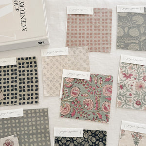 Kiran Natural Motif - Blush Textile