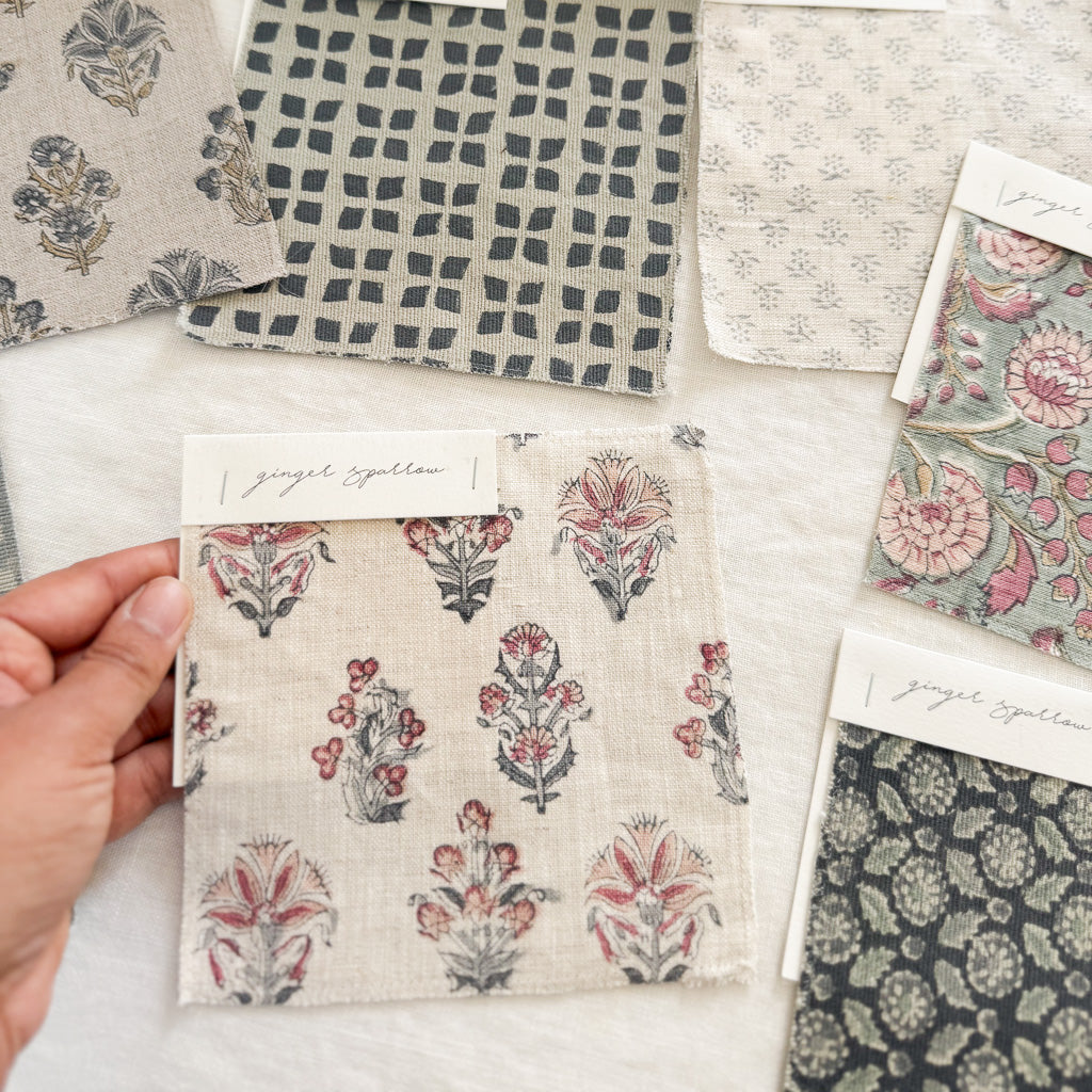 Johari Oatmeal - Blossom, Dusk Textile
