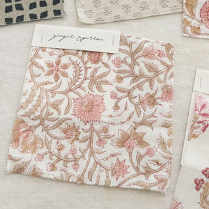 Rani Ivory - Blush, Sand Textile