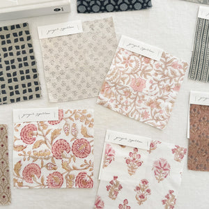 Rani Ivory - Blush, Sand Textile