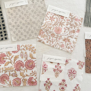 Rani Ivory - Blush, Sand Textile