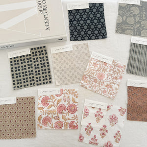Sita Ivory - Blush, Tan Textile