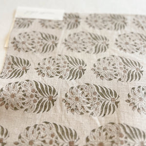Samaya Natural - Olive, Mocha Textile
