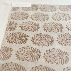 Samaya Natural - Mocha, Ochre Textile