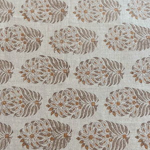 Samaya Natural - Mocha, Ochre Textile