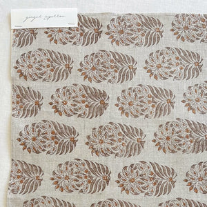 Samaya Natural - Mocha, Ochre Textile
