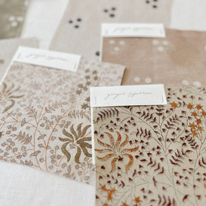 Kishori Sand - Ochre, Cocoa Textile