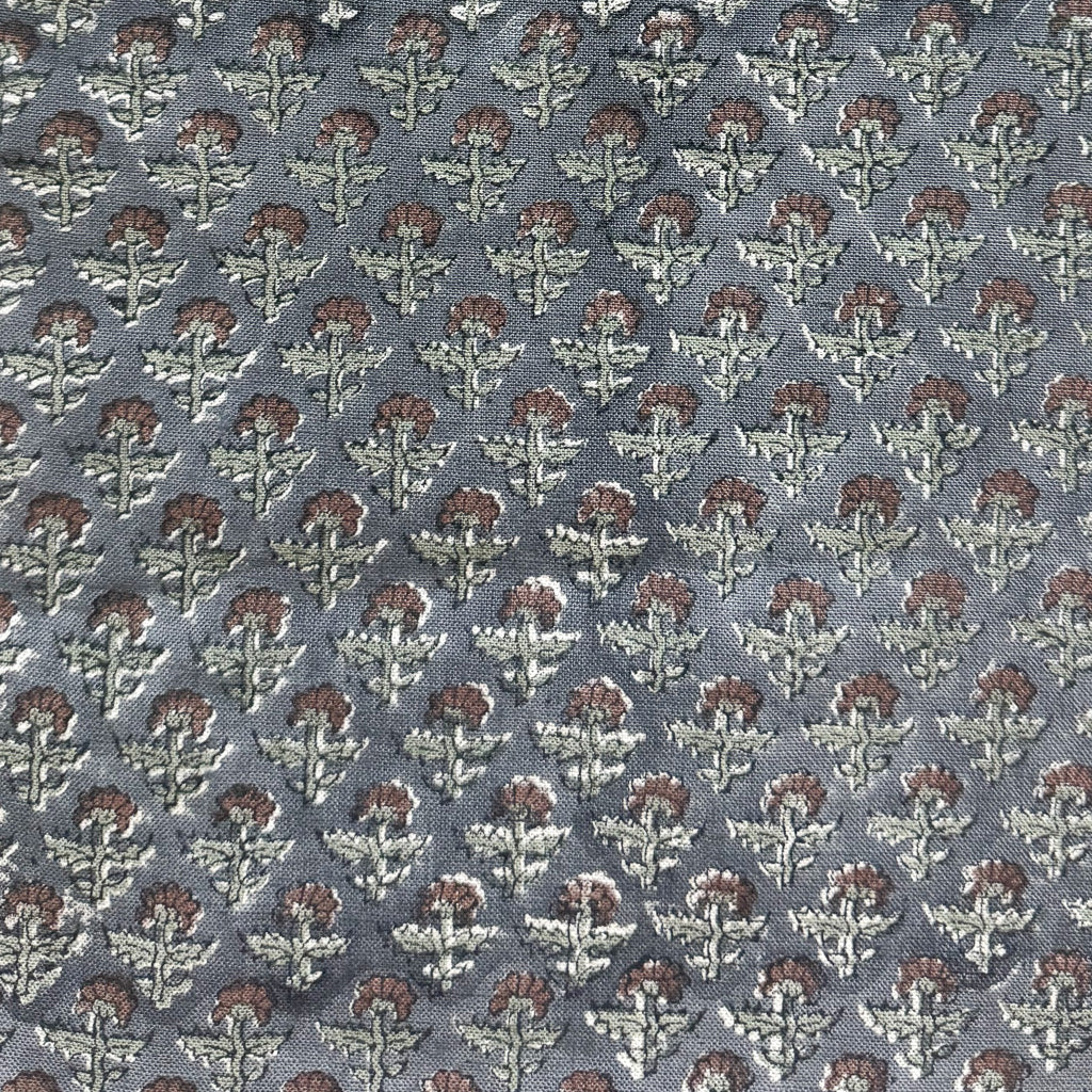 Phulara - Natural - Ink Textile Swatch