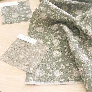 Dasari - Natural - Sand Umber Textile Swatch