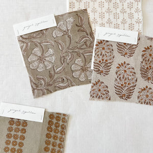 Surana Natural Sand - Mocha Textile