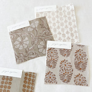 Samaya Natural - Mocha, Ochre Textile