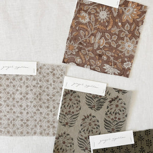 Kanan Natural Cocoa - Mocha, Ochre Textile