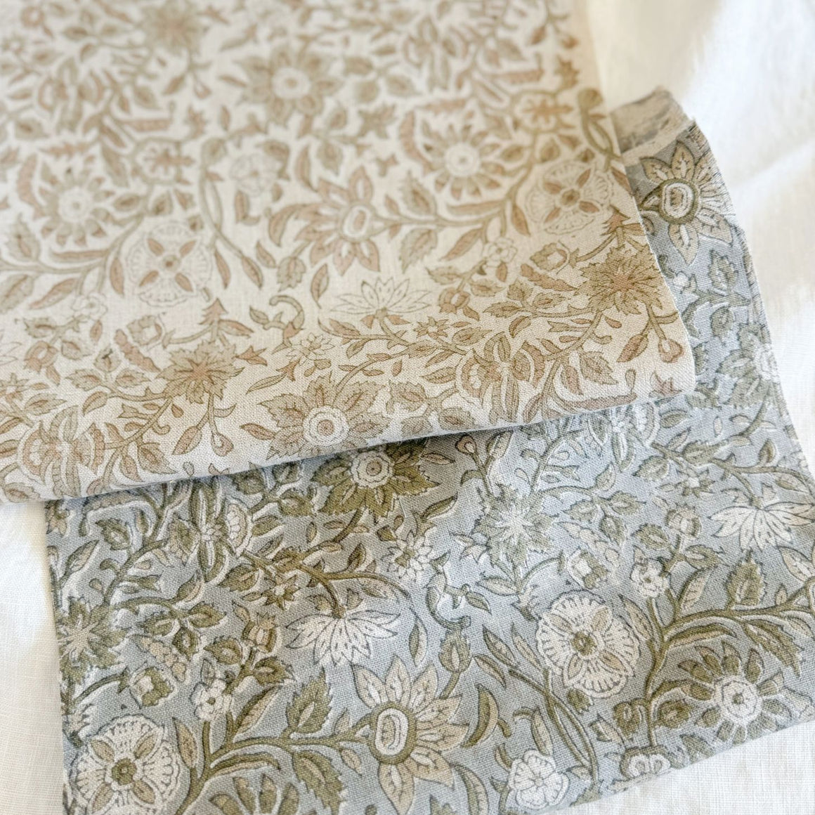 Kanan Natural Cement - Sand, Olive Textile