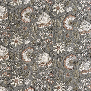 Narasi - Natural - Grey, Olive, Tan, Indigo Textile