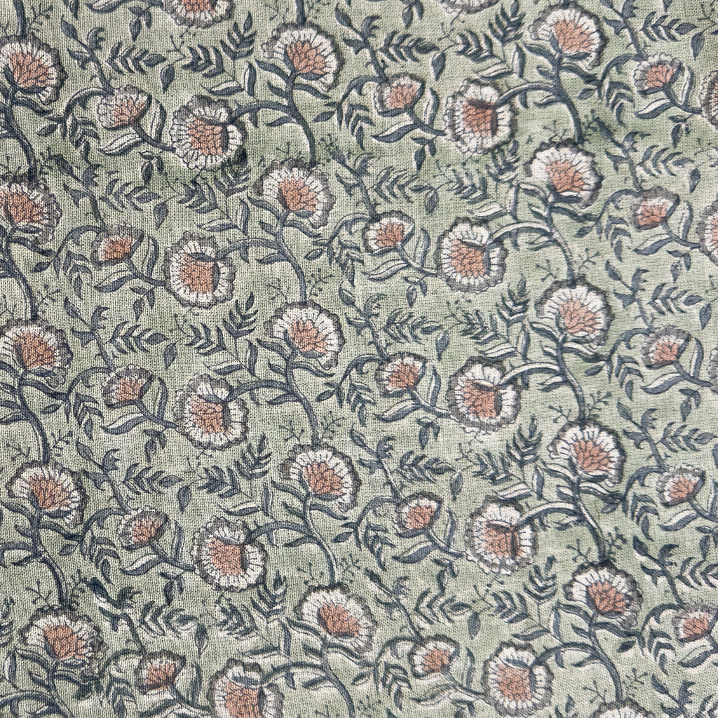 Kota - Natural - Mist, Antique Tan Textile