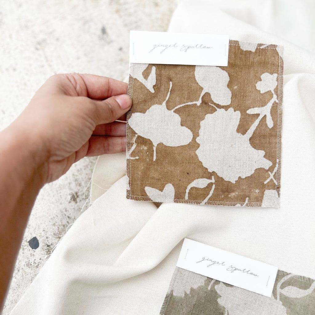 Aanya Natural - Dark Tan Textile Swatch