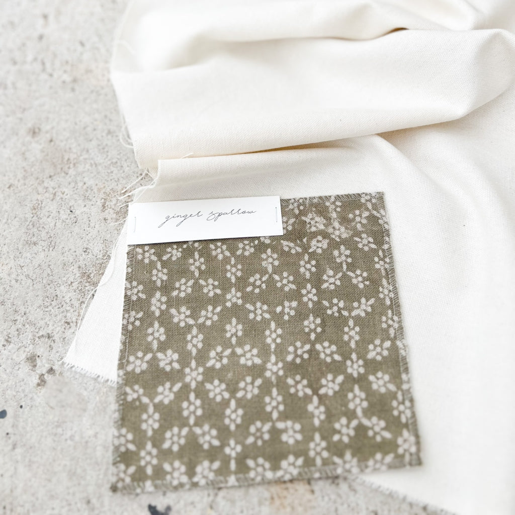 Dia - Natural - Olive Textile