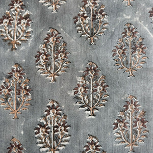Sahara Natural - Blue Grey, Tan, Cocoa Textile