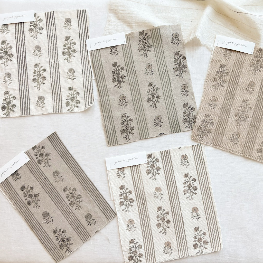 Kia - Natural - Sage Textile