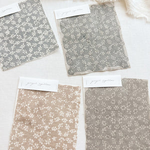 Dia - Natural - Blue Grey Textile