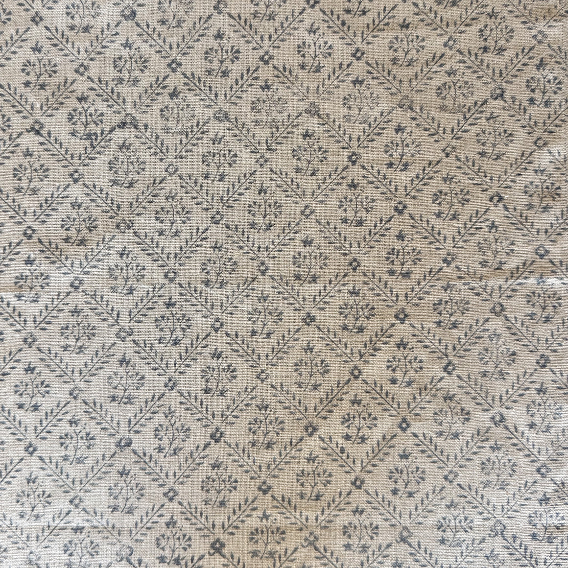 Taj Natural - Blue Grey Textile