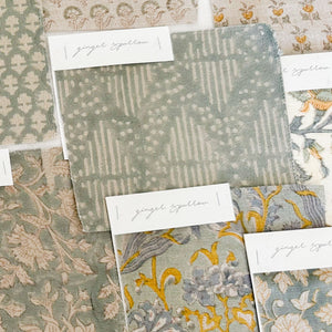 Alaya Natural Textured - Teal Textile