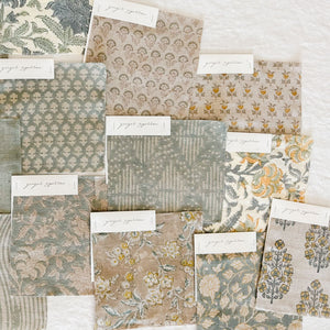 Alaya Natural Textured - Teal Textile