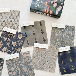 Pali Natural - Blue Grey, Cement Textile