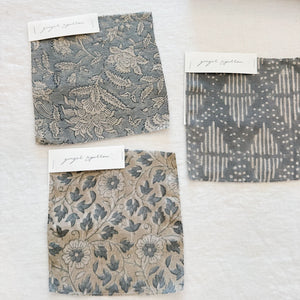 Pali Natural Textured - Blue Grey Textile