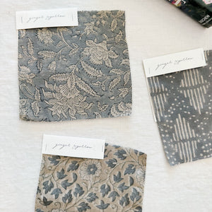Pali Natural Textured - Blue Grey Textile
