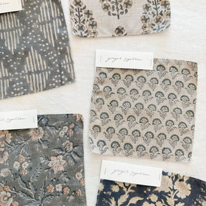 Juhi Natural - Indigo, Teal Textile