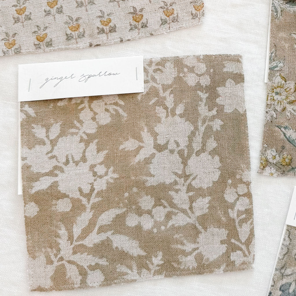 Bagh - Natural - Sand Textile Swatch
