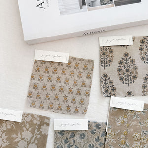 Suvarna Natural - Fawn, Mist Textile