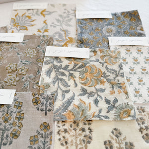 Pali Ivory - Mist, Fawn Textile