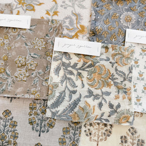 Pali Ivory - Mist, Fawn Textile