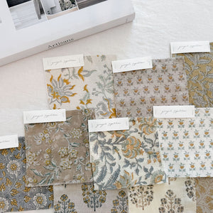 Simar Dhurrie Ivory - Cement, Fawn Textile